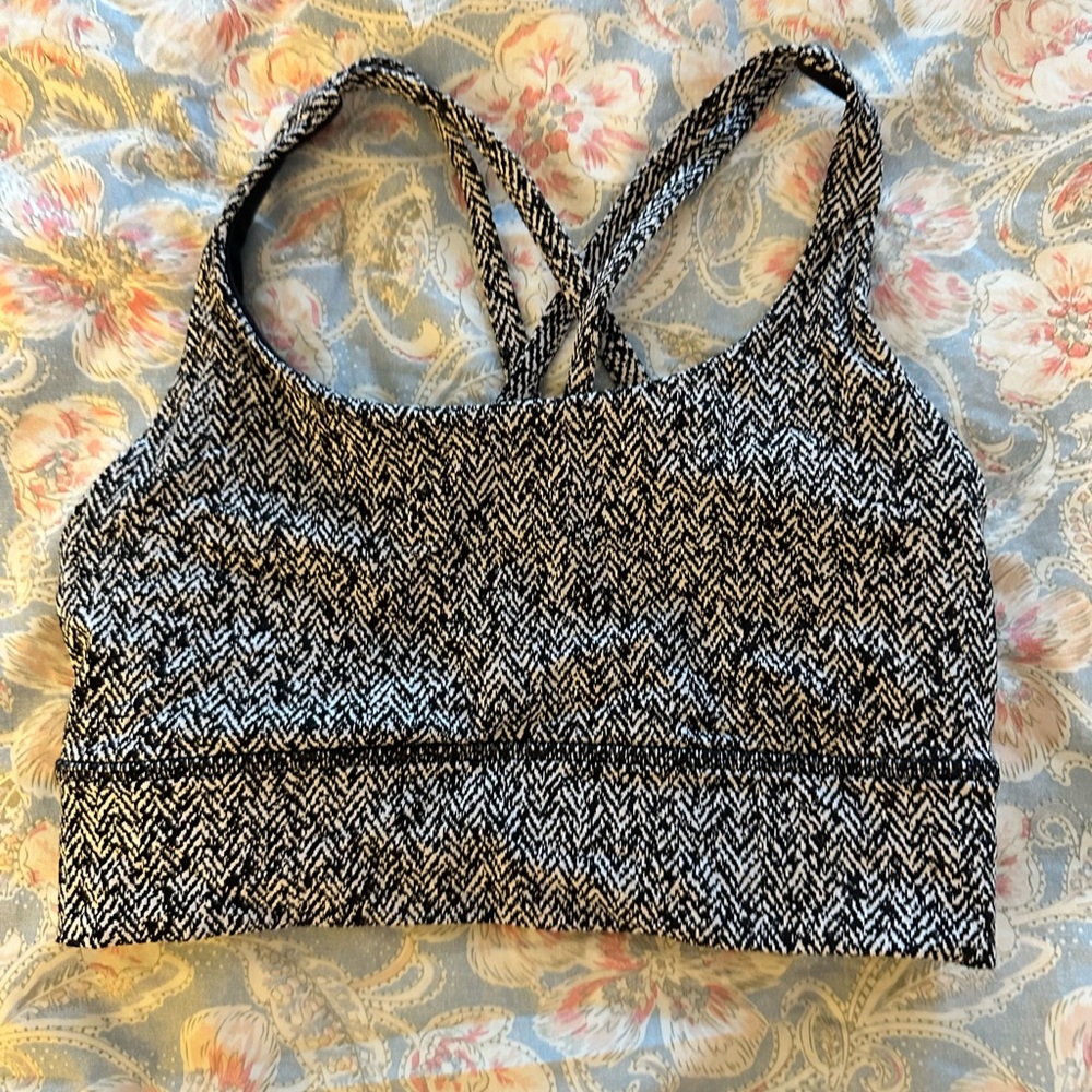 lululemon athletica Black and White Sports Bra